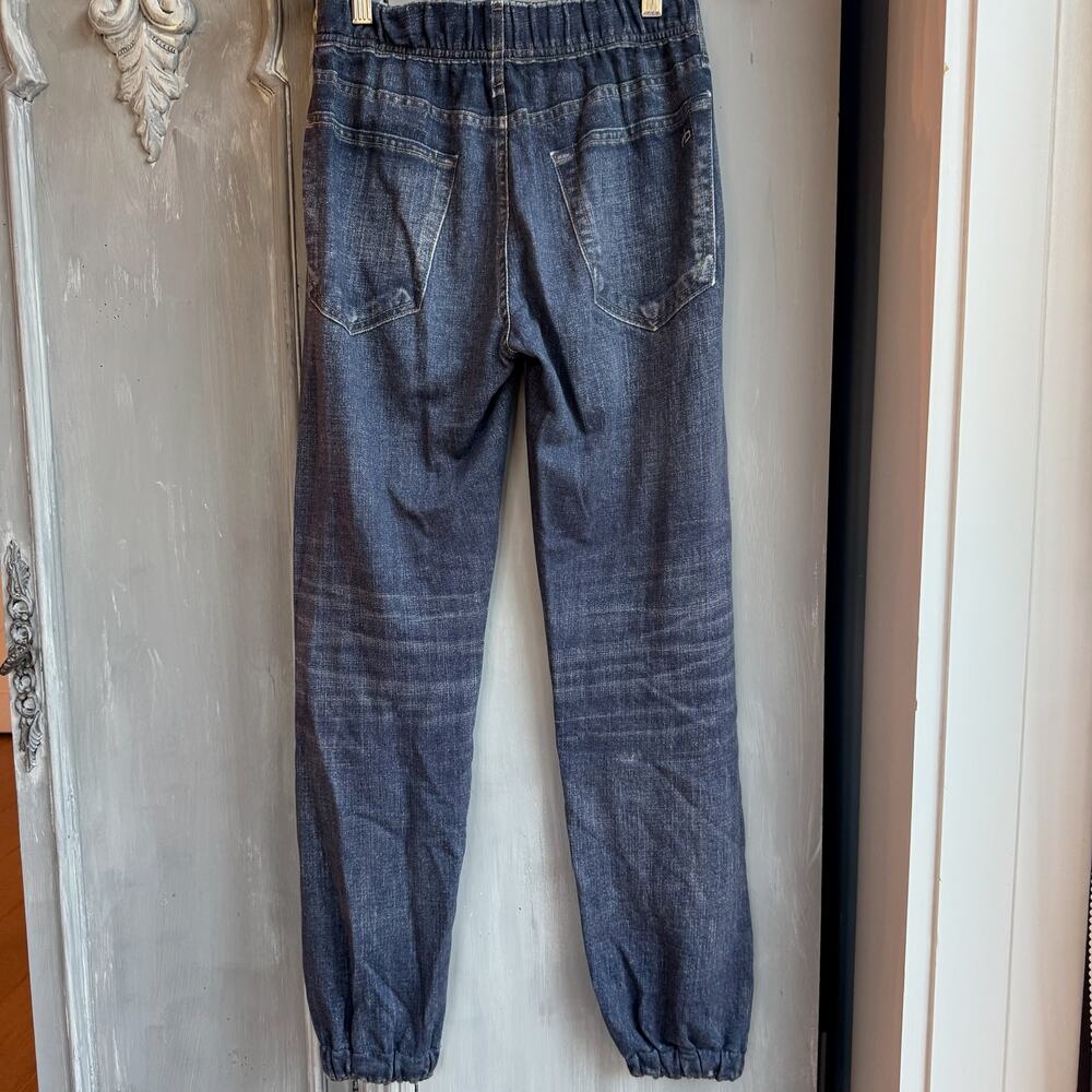 Rag & Bone Miramar Jogger Pants Sz XXS Women’s Blue Jeans Denim Print - Picture 3 of 16